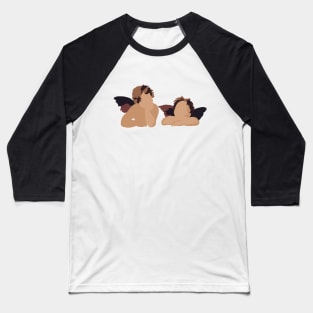 Minimal Sistine Cherubs Baseball T-Shirt